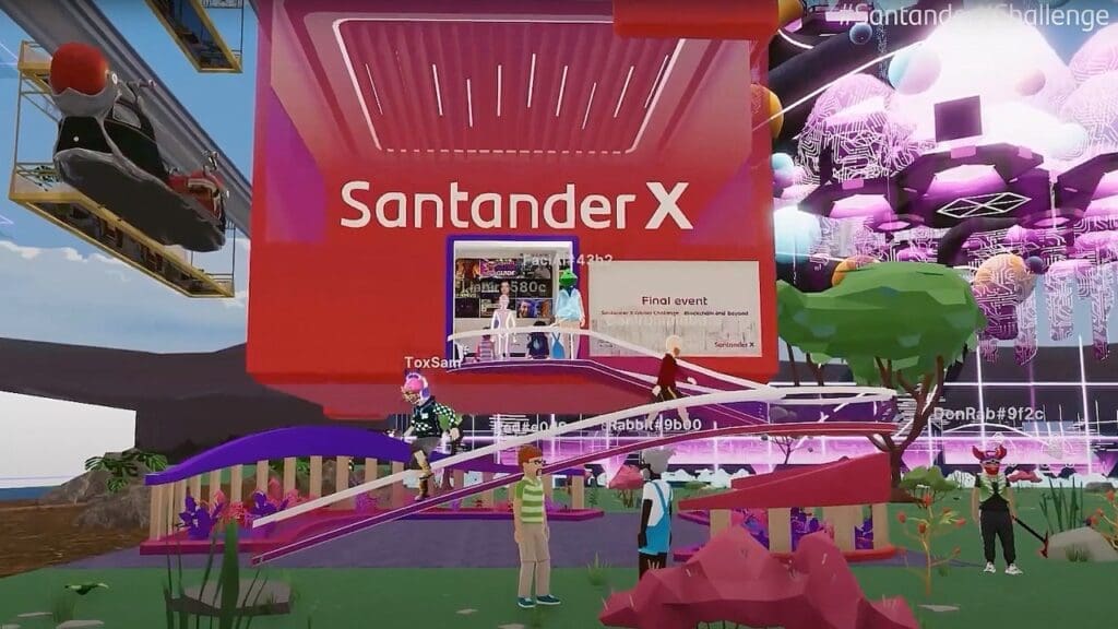 Santander's Digital Awards Ceremony in the Metaverse