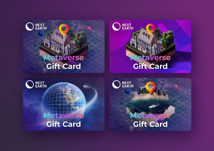 Next Earth Launches Its First Metaverse Gift Card