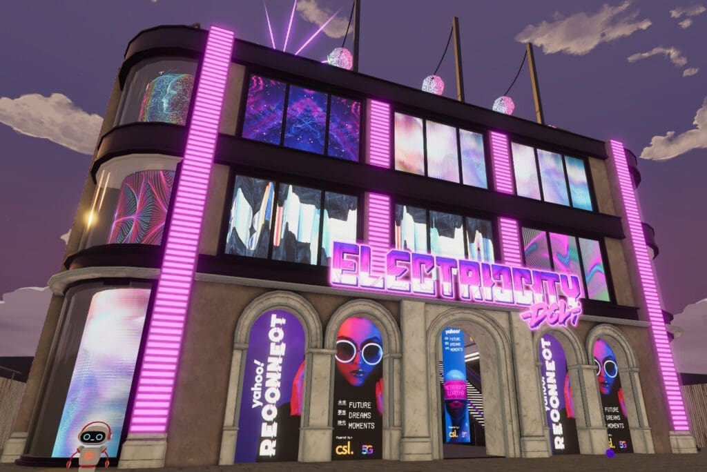 Yahoo Explores Decentraland Metaverse with Electric City Experience