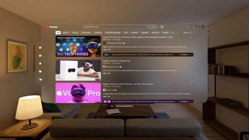 YouTube App for Apple Vision Pro Finally Arriving