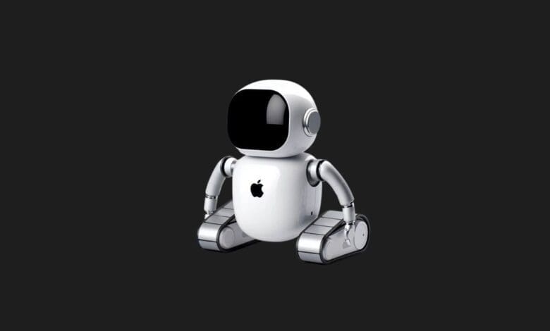 a white robot with a black screen