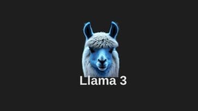 a llama with a blue face